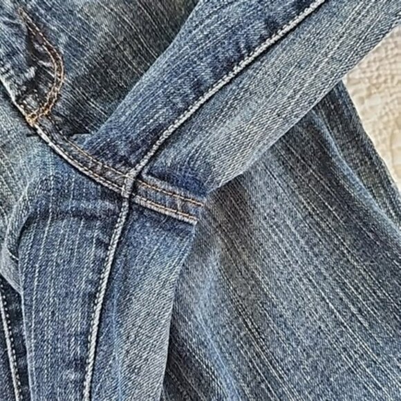 Guess Women's Jeans Size 29 Blue Denim Straight Leg Stretch Classic Casual - Picture 3 of 16